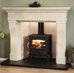 Newman Medistone Coruna fireplace