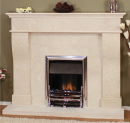 Newman Medistone Palencia fireplace