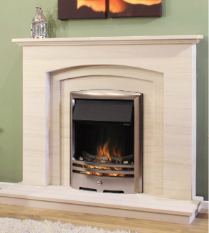Newman Silver Coast Fireplace