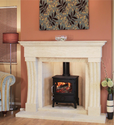 Newman Medistone Taberno fireplace