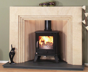Newman Medistone Talavera fireplace